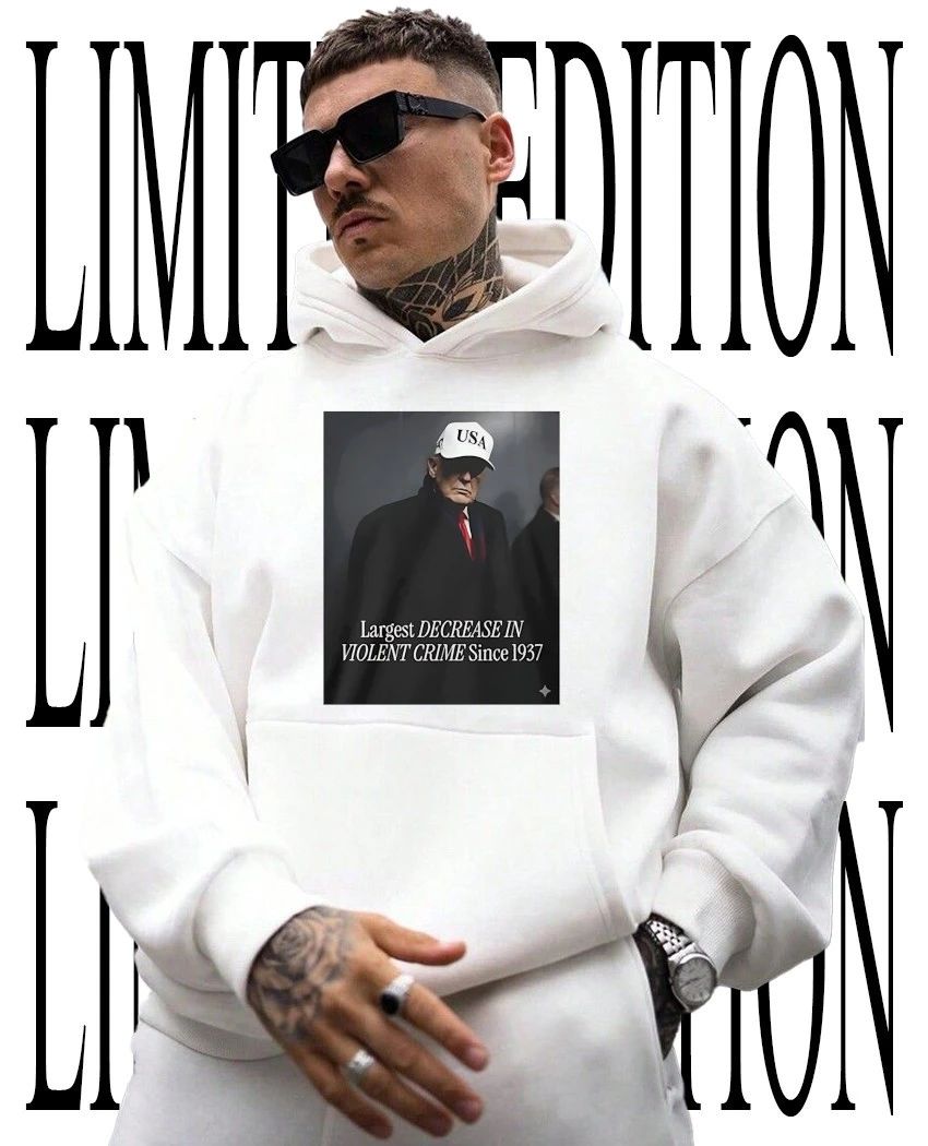 Donald Trump USA hat Largest DECREASE IN VIOLENT CRIME Since 1937 shirt