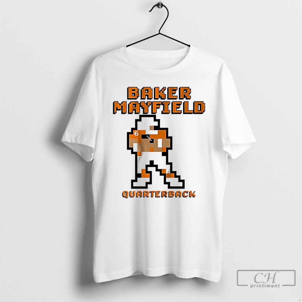 Classic Baker Mayfield Tampa Bay Buccaneers Football Retro Baller 8 Bit T Shirts