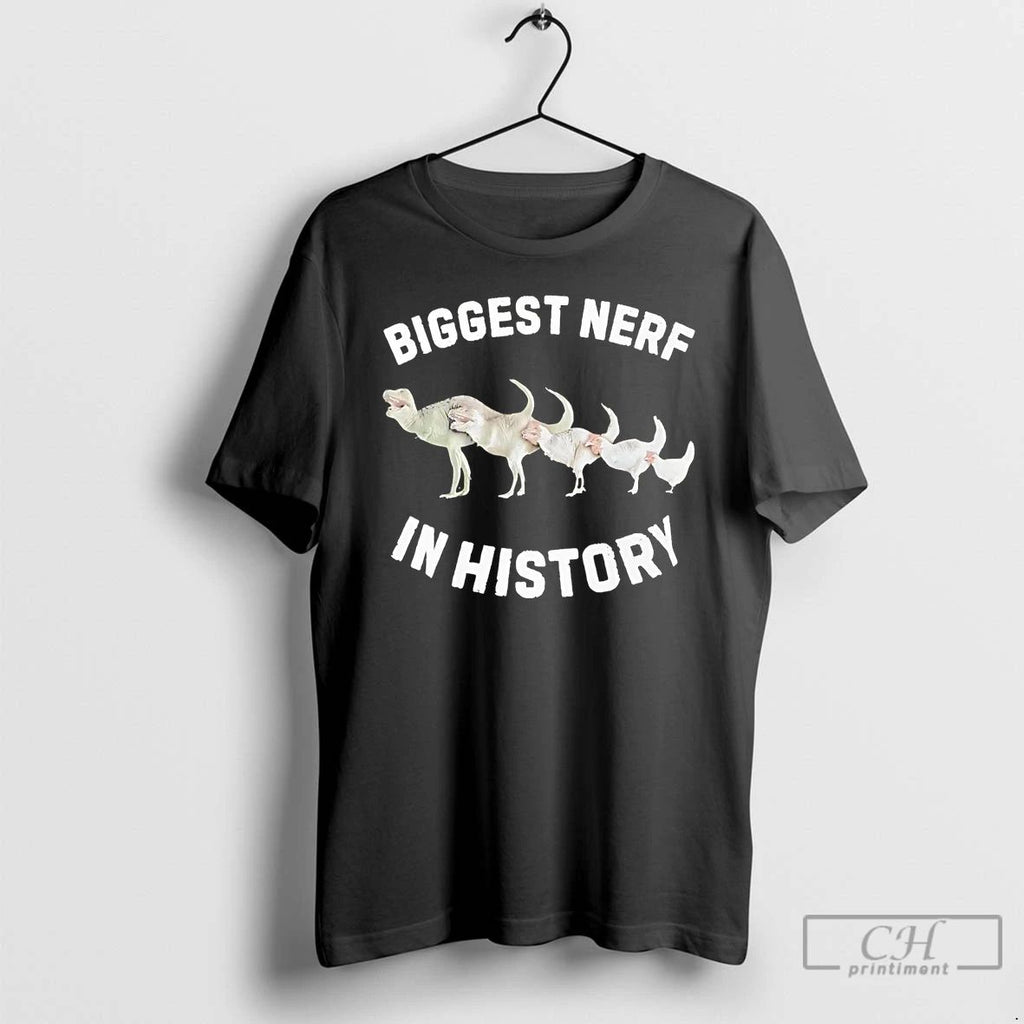 Classic T Rex Biggest Nerf In History T Shirts