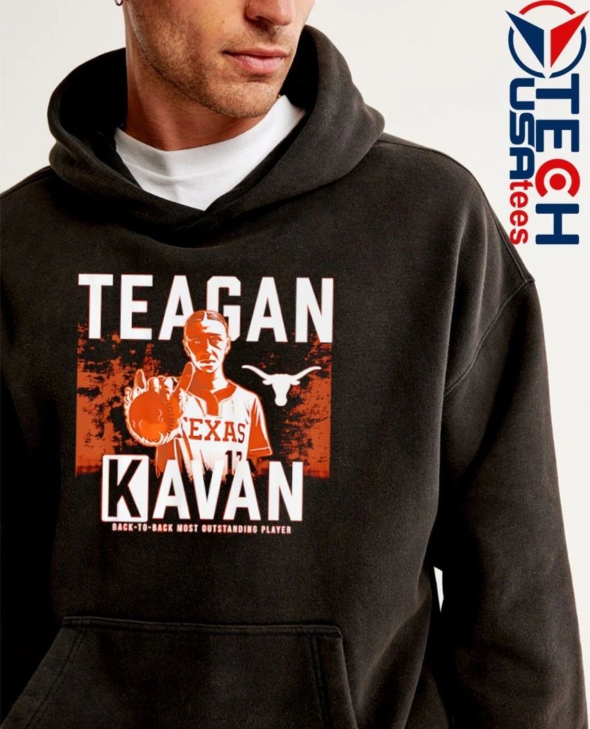 Texas Longhorns Softball Back to Back Most Outstanding Player Teagan Kavan K sign shirt