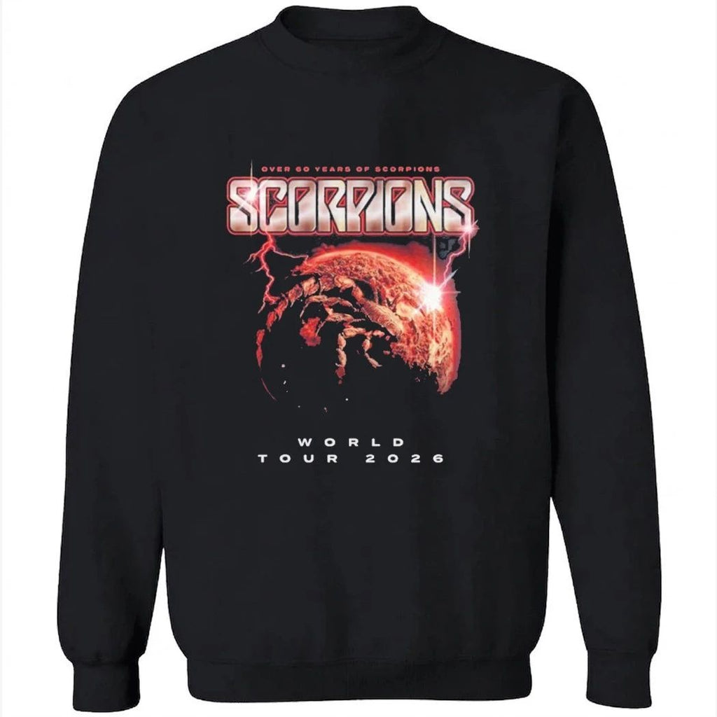 Scorpions Coming Home World Tour 2026 Merch Over 60 Years Of Scorpions Shirt