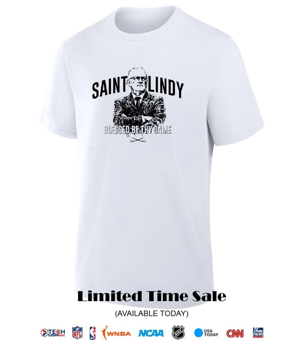 Saint Lindy blessed be Thy Game Buffalo Sabres coach Lindy Ruff shirt