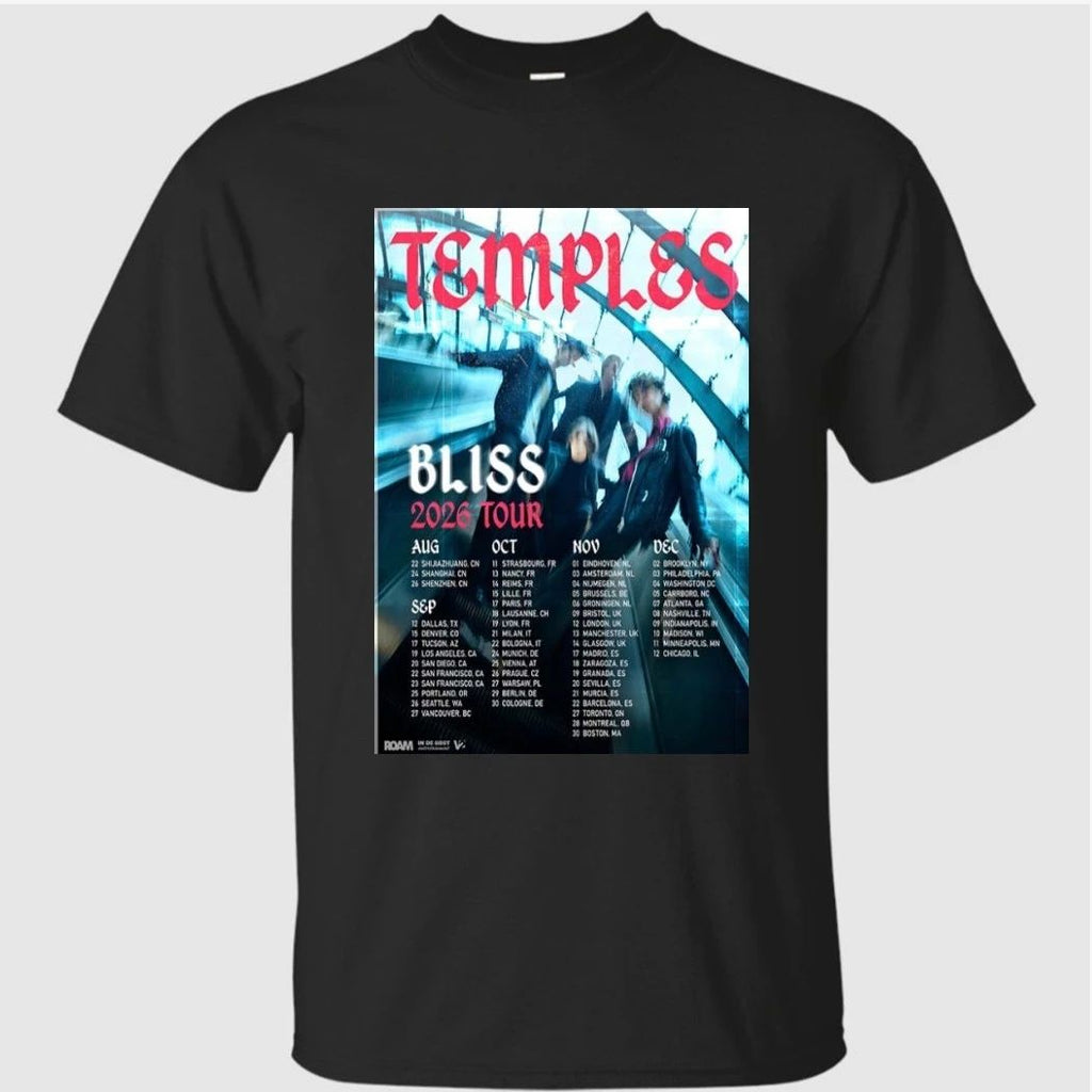 Temples Bliss 2026 Tour Poster Shirt