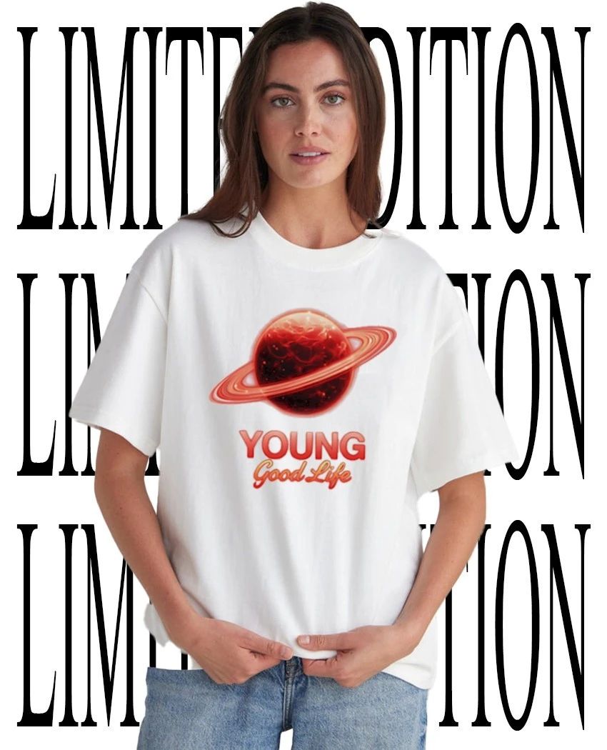 Young good life planet shirt