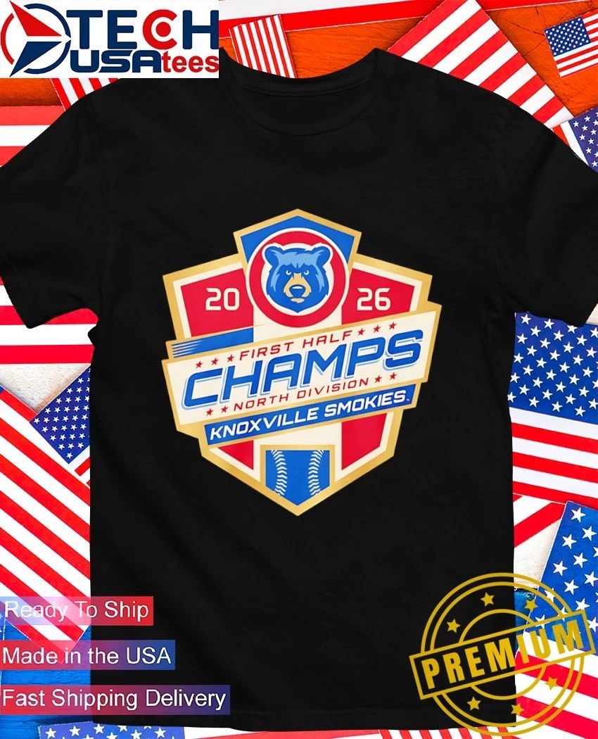 Knoxville Smokies 2026 First Half North Division Champions logo shirt