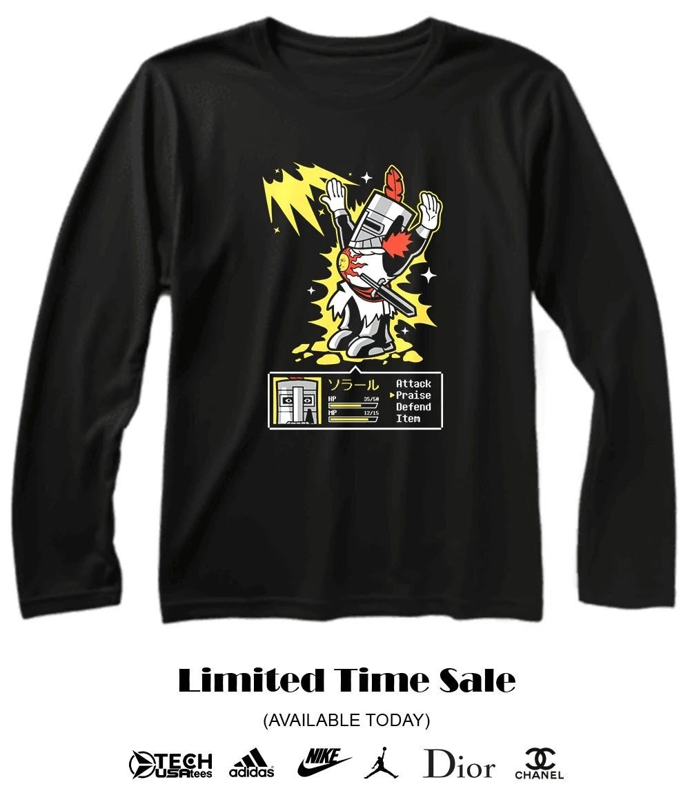 Dark Souls Solar Man attack praise defend item shirt