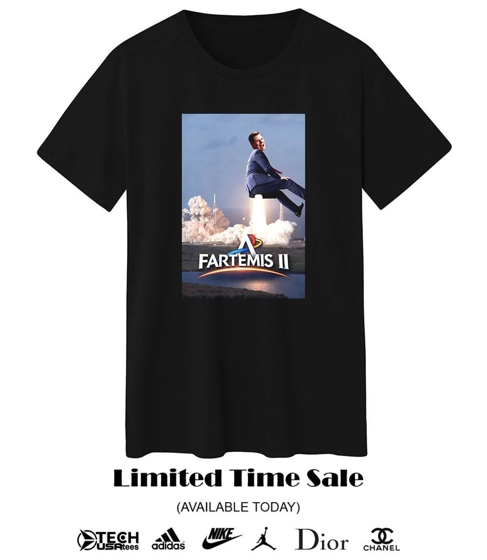 Fartemis II X Artemis II parody funny shirt