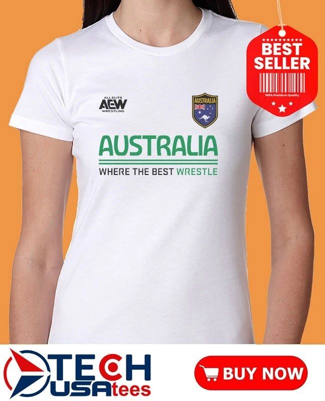 AEW Tournament Soccer Australia where the best wrestle shirt