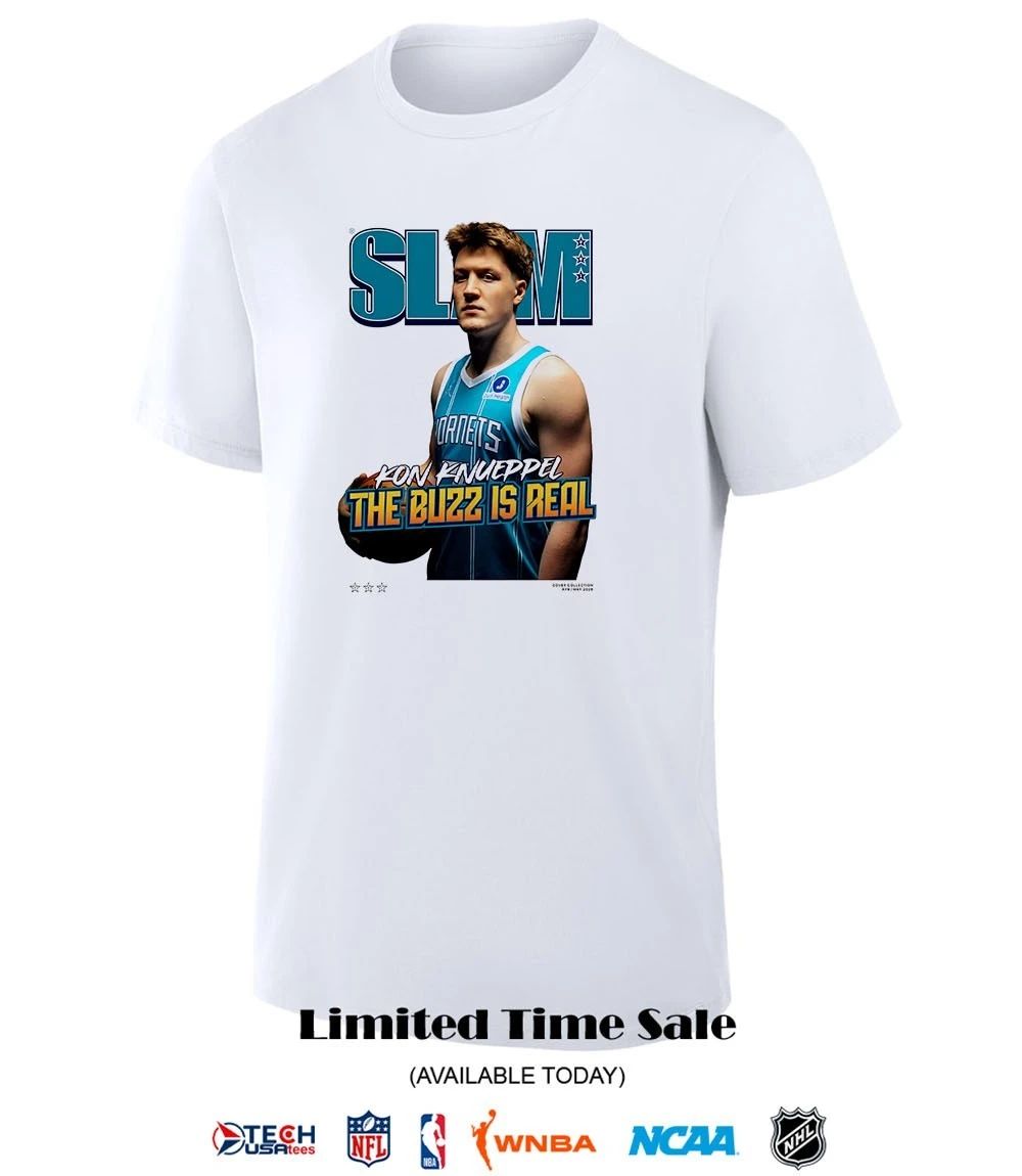 SLAM Charlotte Hornets Kon Knueppel The Buzz is real shirt by slamgoods