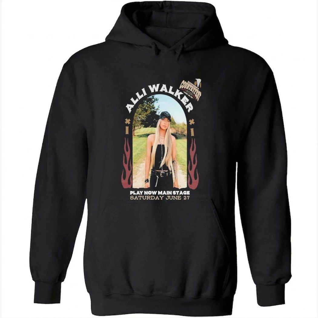 Alli Walker June 06 2026 Wrangler Remix Stage Nashville TN Tour Poster Shirt