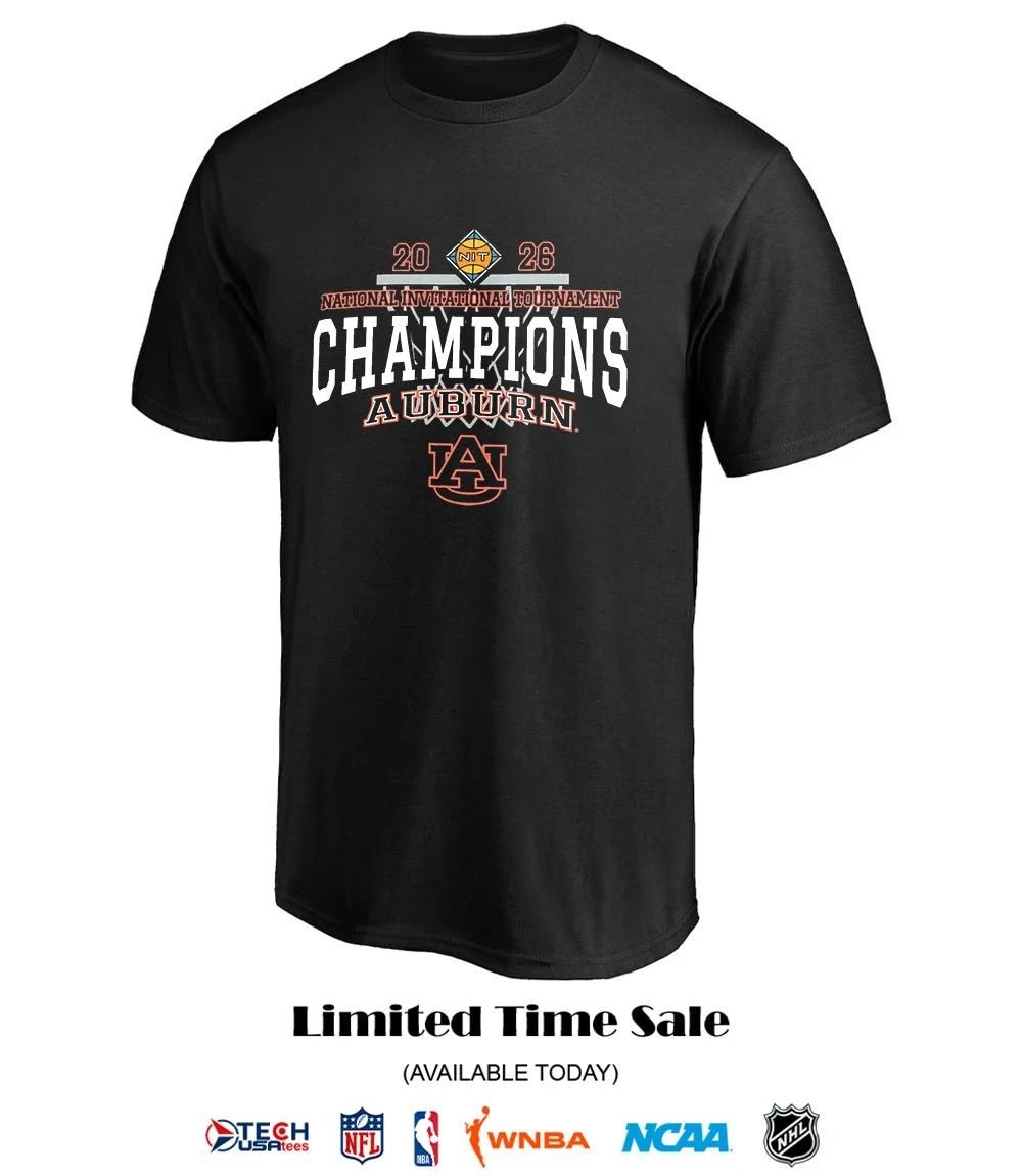 Auburn Tigers 2026 National Invitation Tournament Champions The Net shirt