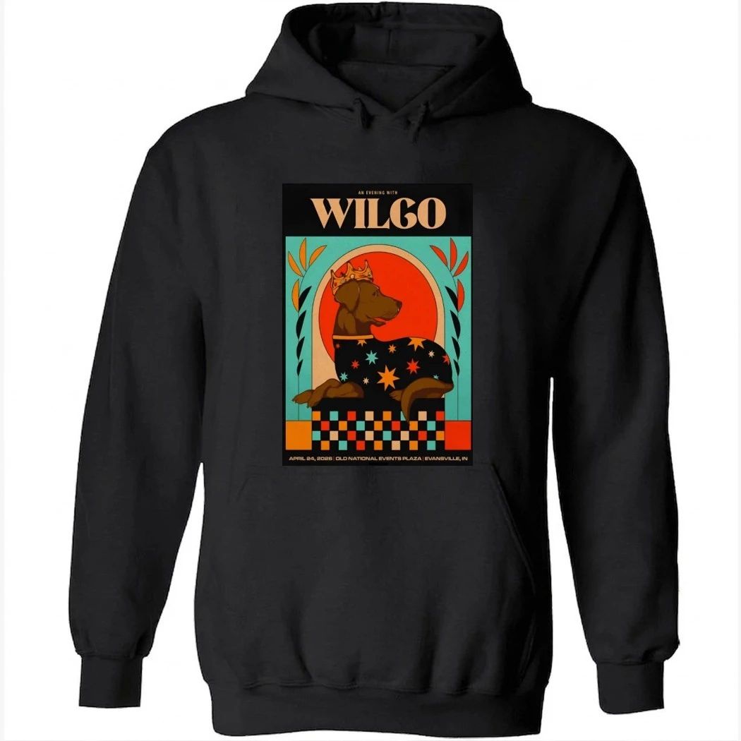 Wilco Evansville IN, April 24 2026 Poster Shirt