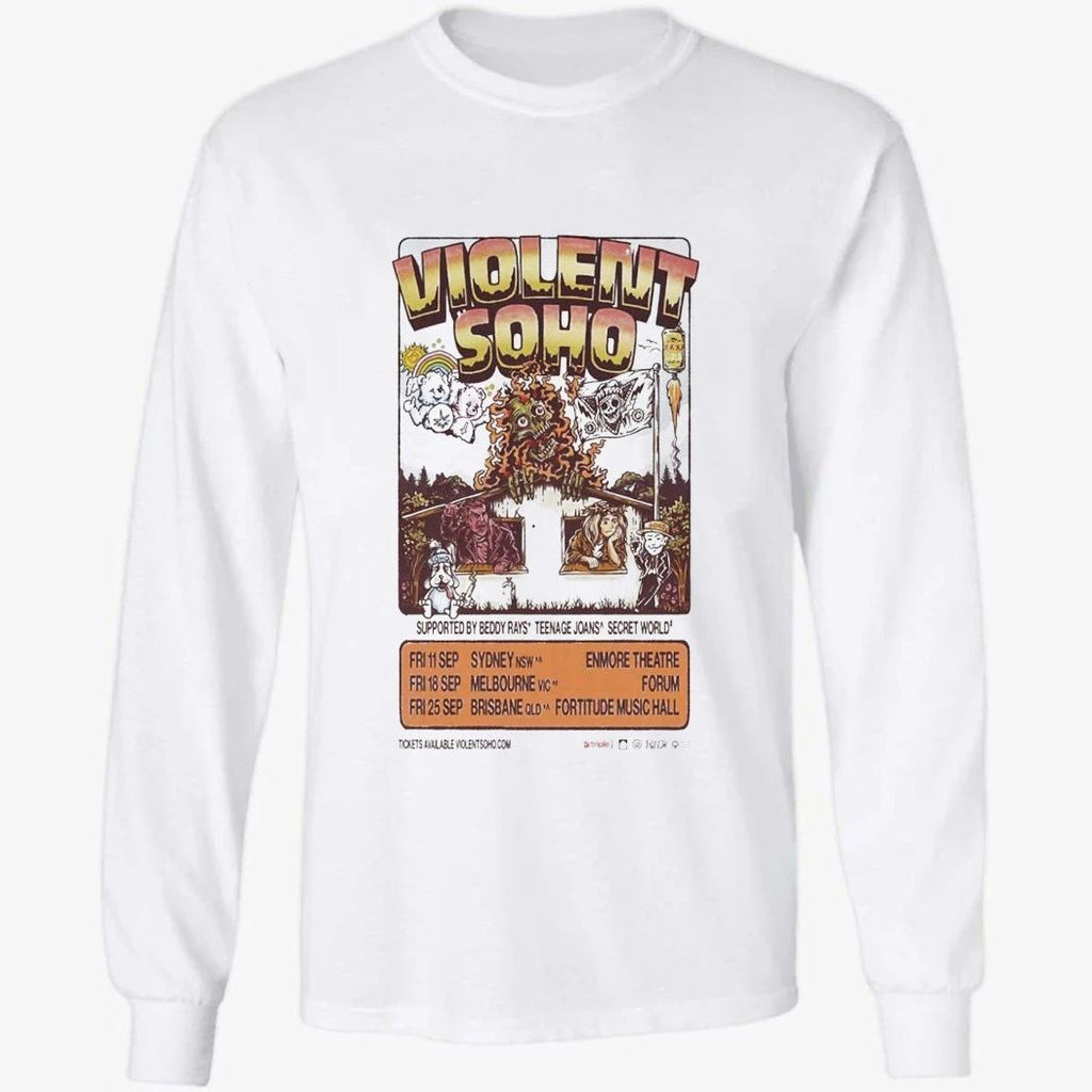 Violent Soho Tour Sep 2026 Shirt