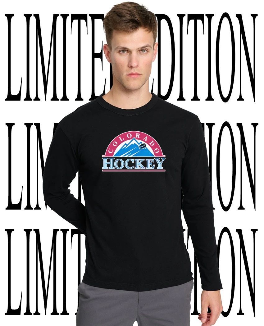 Colorado Avalanche Hockey mountain logo shirt