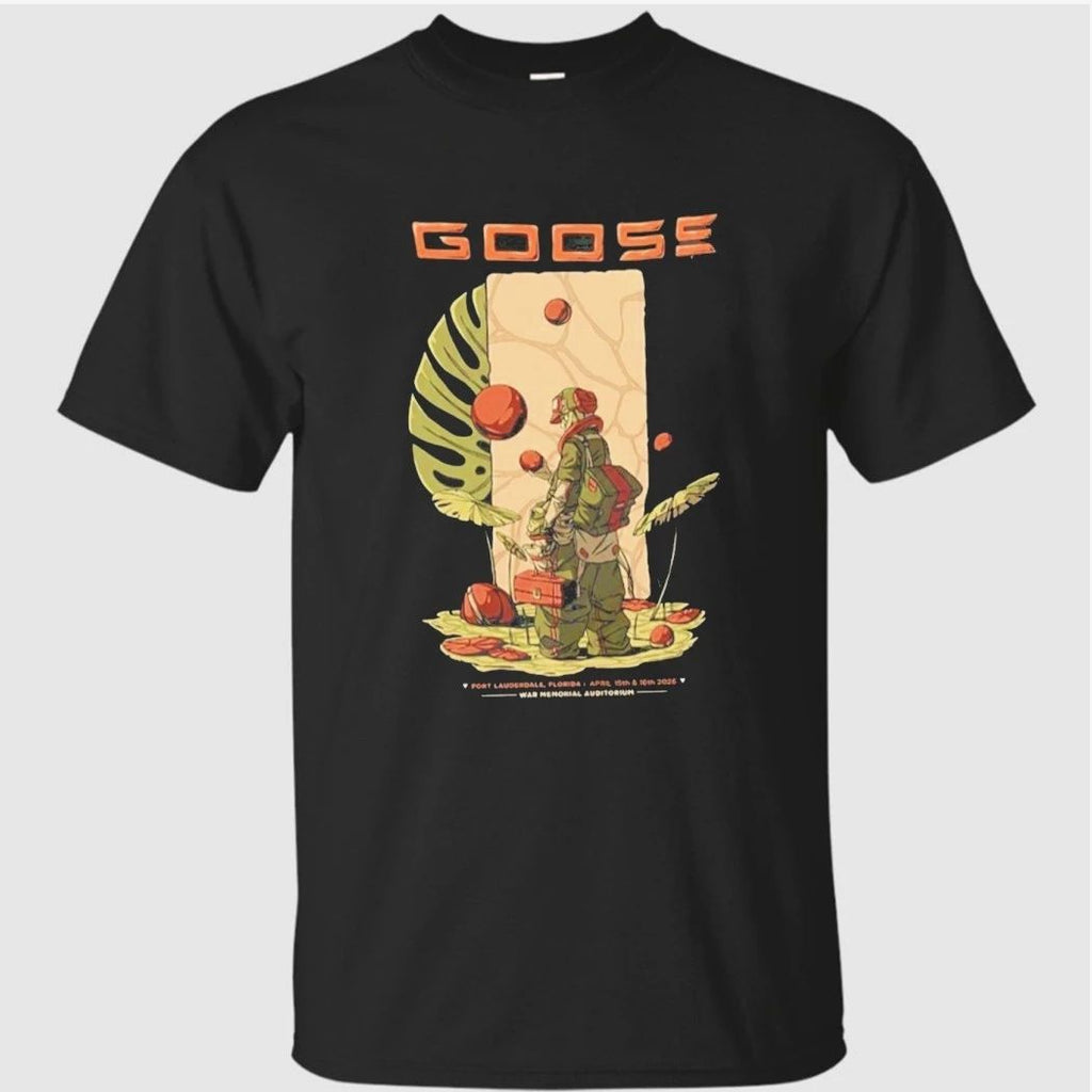 Goose The Band Event Tee At War Memorial Auditorium In Fort Lauderdale FL On April 15 16 2026 Shirt