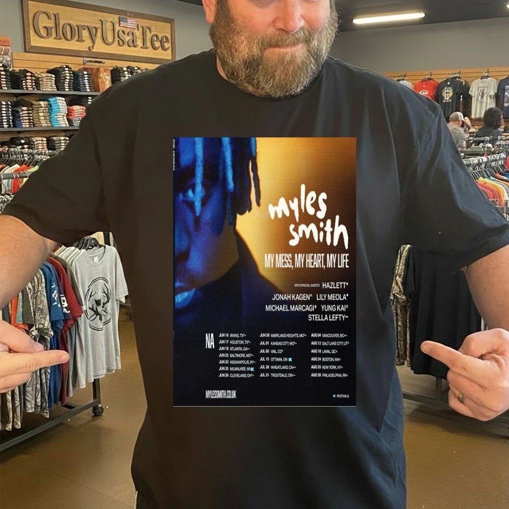 Myles Smith Tour 2026 Poster Shirt
