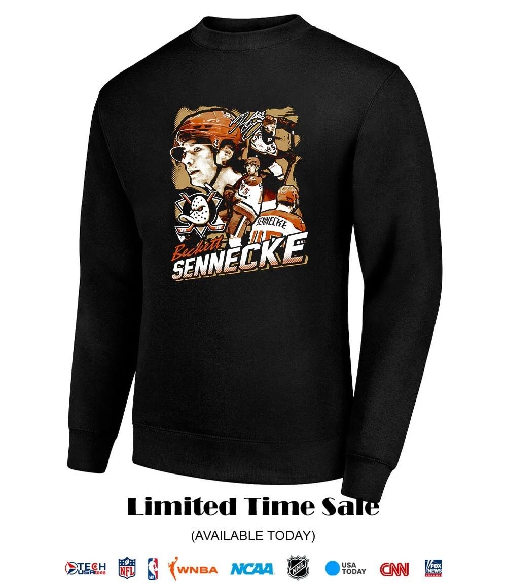 Sennecke The Kid Beckett Sennecke Anaheim Ducks collage shirt