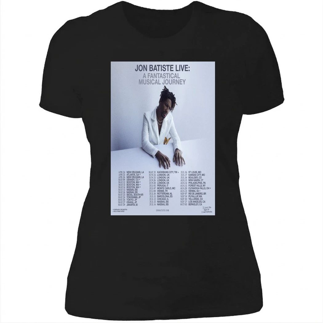 Jon Batiste A Fantastical Musical Journey Tour 2026 Poster Shirt