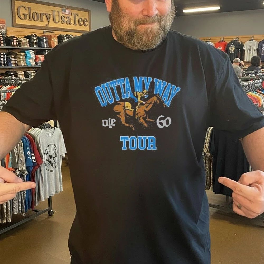Ole 60 Store Merch Outta My Way Horse Tour Shirt