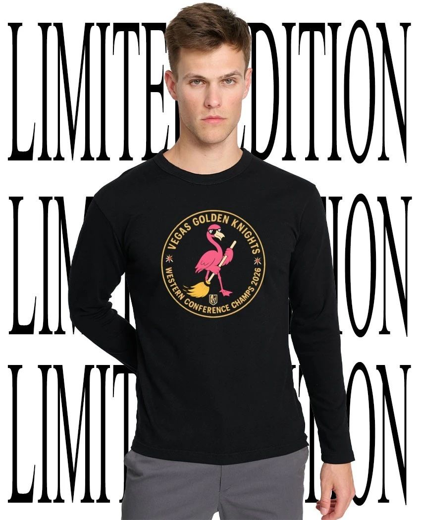 Vegas Golden Knights 2026 Western Conference Final Flamingo Sweep shirt