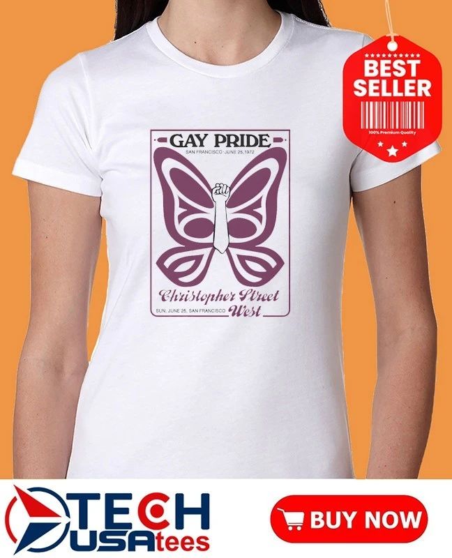 Gay Pride Christopher Street West San Francisco 1972 shirt