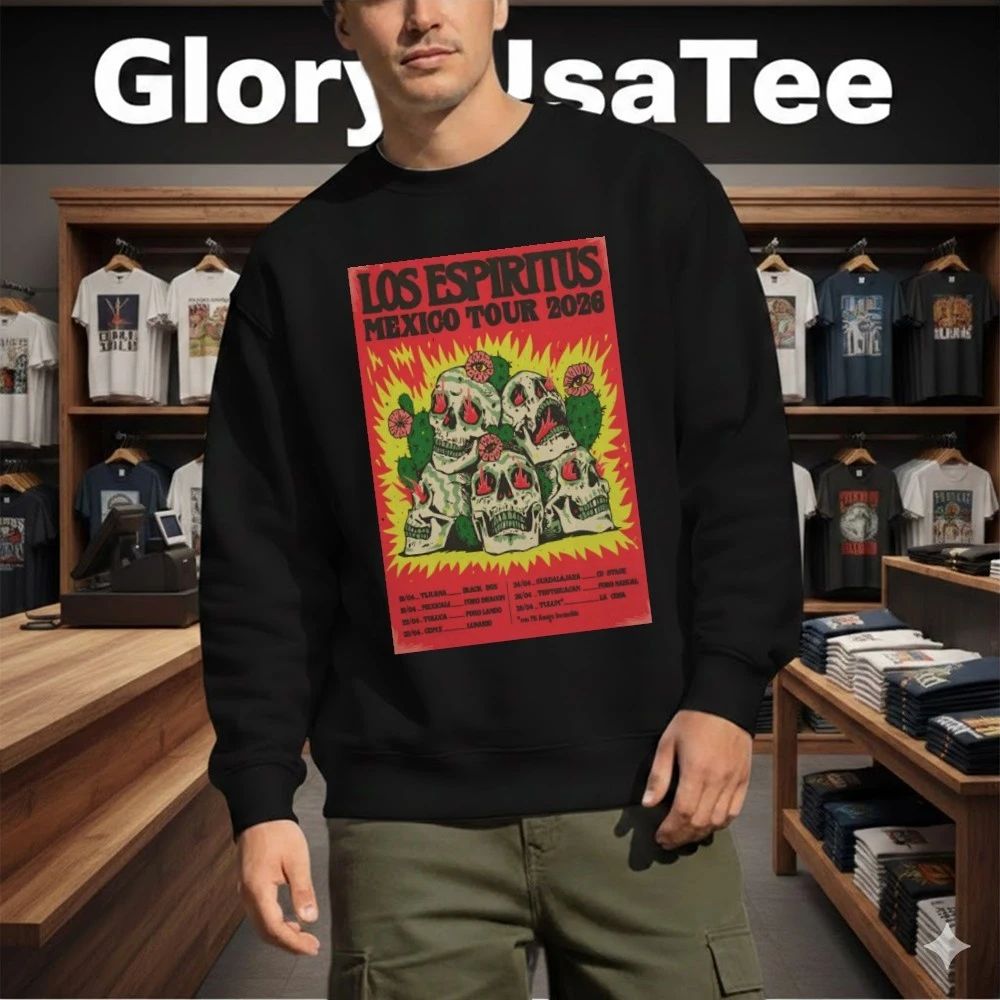 Los Espiritus Mexico 2026 Shows Poster Shirt