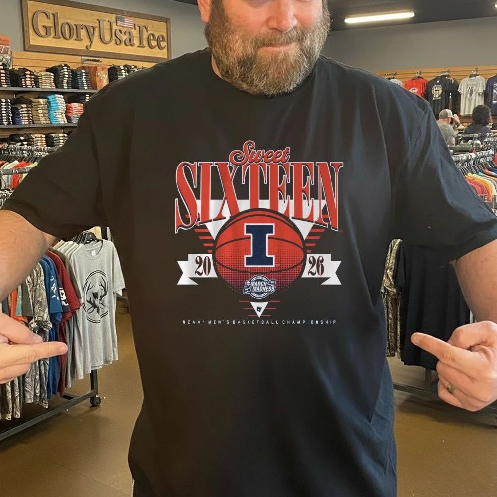 Illinois Fighting 2026 Sweet Sixteen Men’s Basketball Championship Shirt