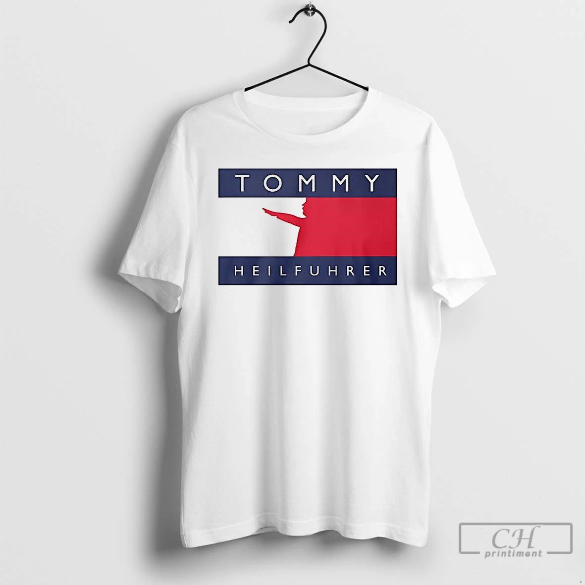 Classic Tommy Heilfuhrer Logo Parody T Shirts