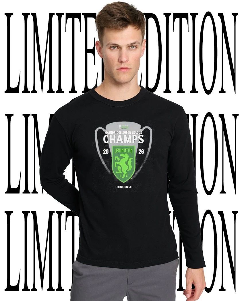 Gainbridge Super League Champs 2026 Lexington SC Soccer shirt