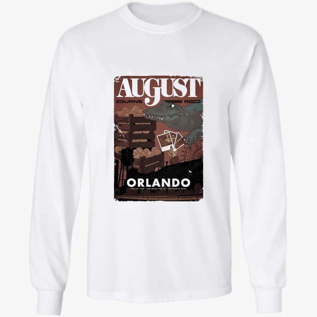 August Burns Red Lake Buena Vista Florida 2026 Venue Poster At The House Of Blues On April 16 2026 T-Shirt