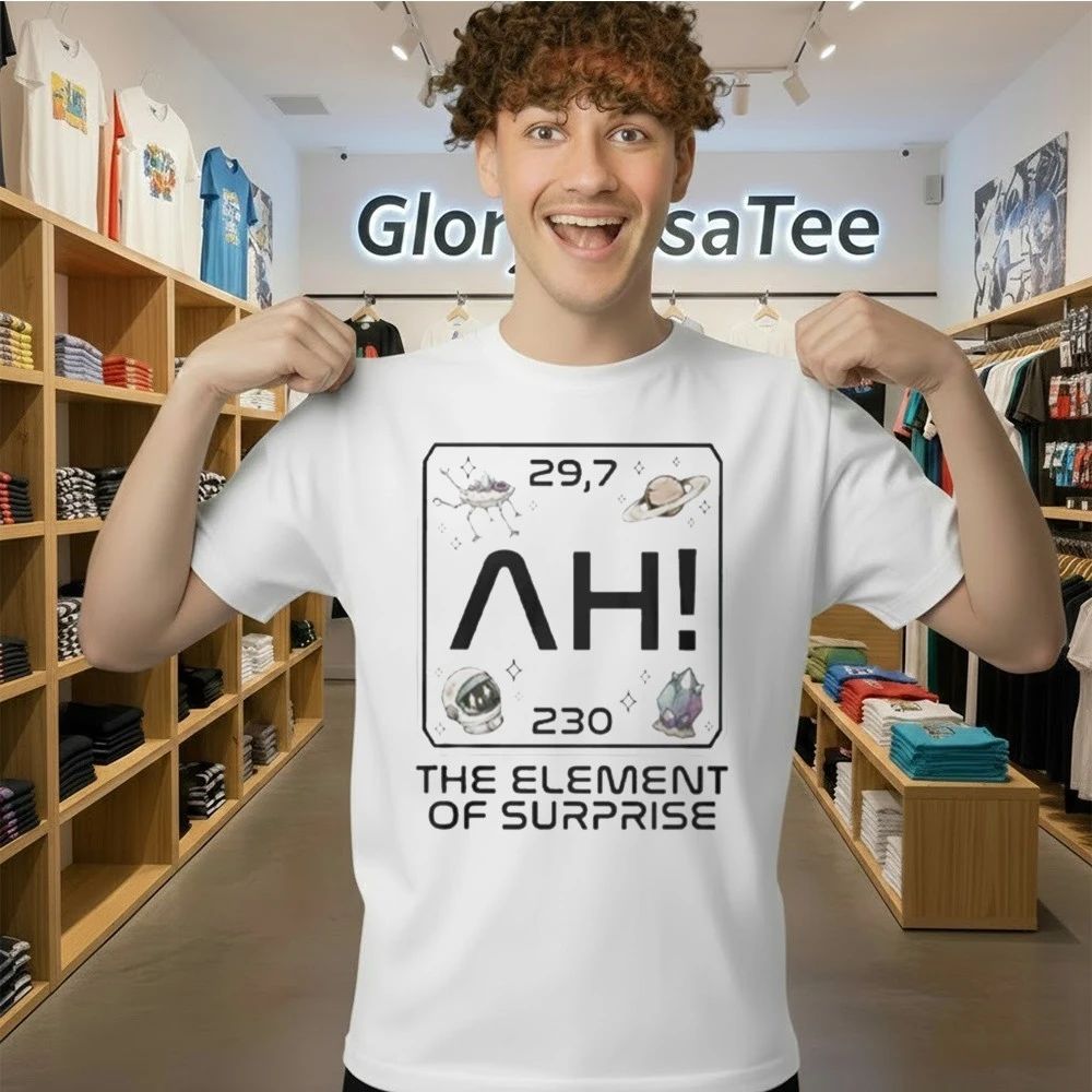 Project Hail Mary Ah Element Of Surprise Sci-Fi Space Novel T-Shirt