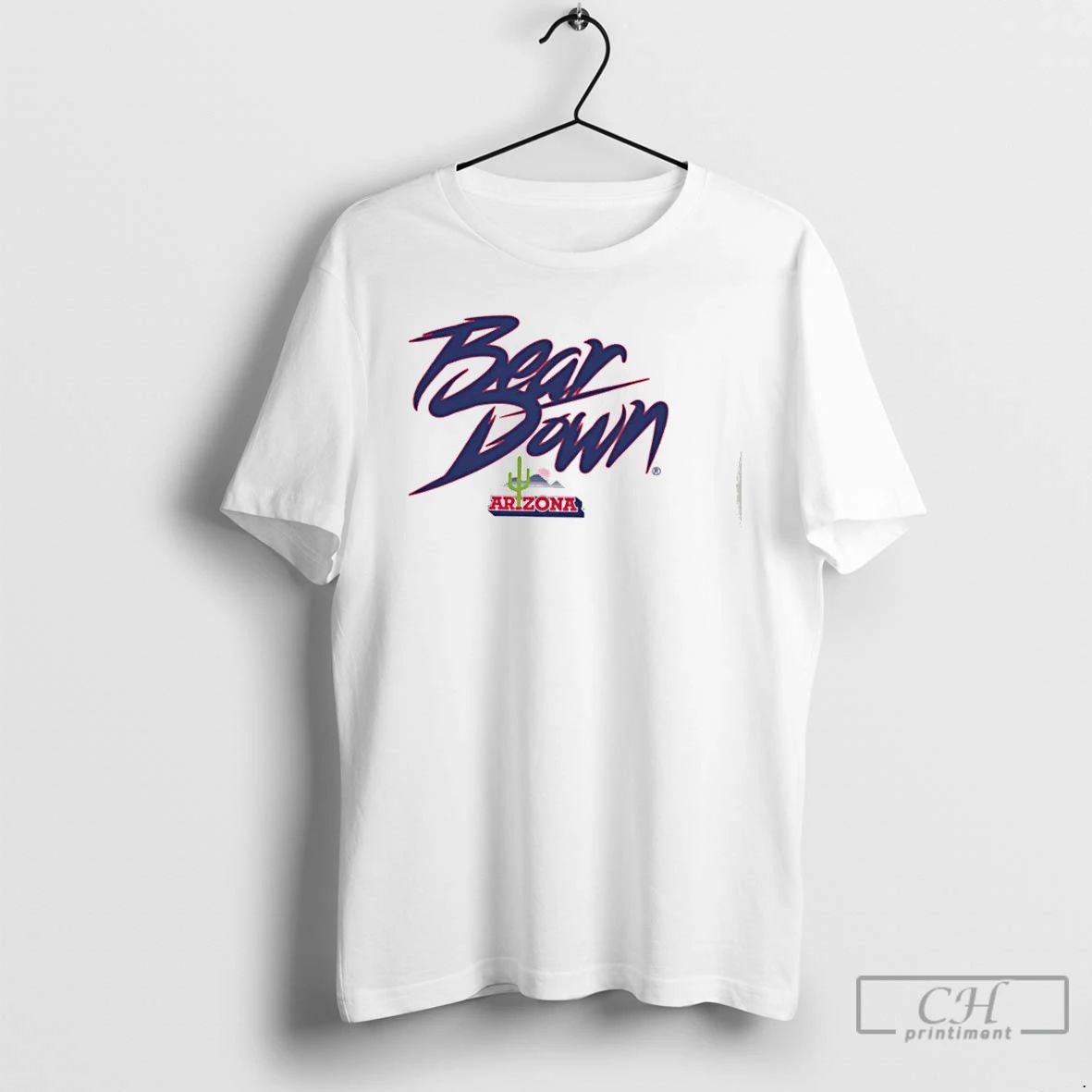 Premium Arizona Wildcats Cactus Logo Vintage T Shirts