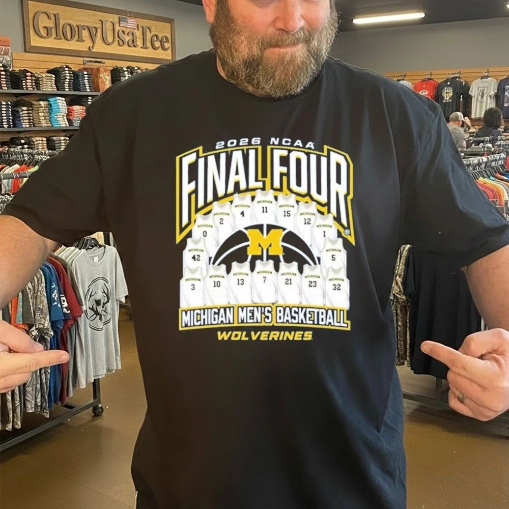 Michigan Wolverines 2026 Final Four NCAA men’s basketball Jersey shirt