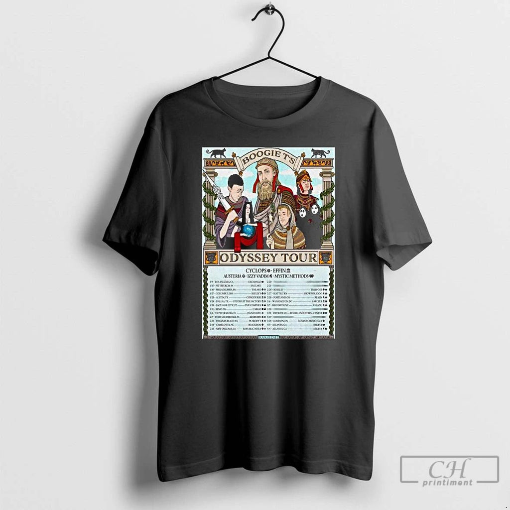 Classic Boogie T 2026 Odyssey Tour Long Sleve T Shirts