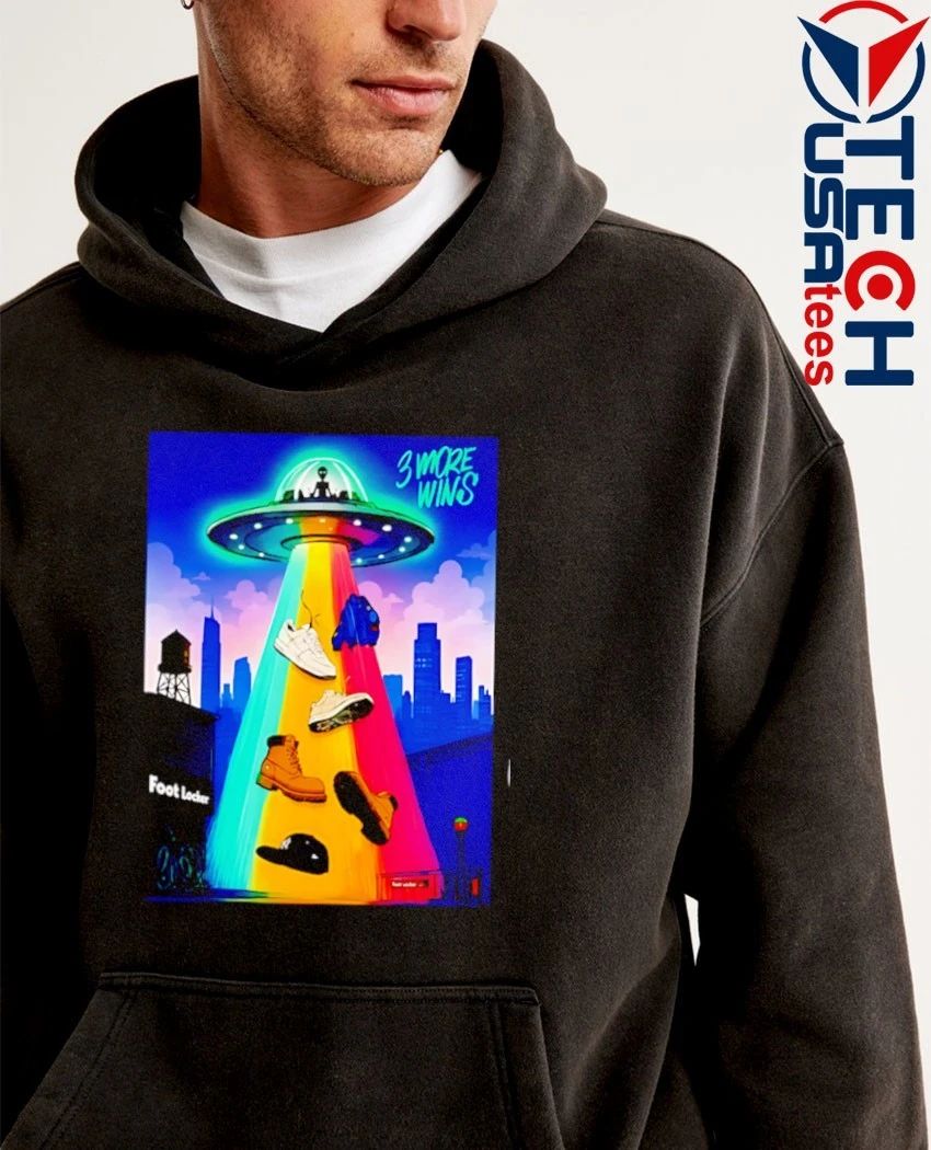 San Antonio Spurs Victor Wembanyama 3 More Wins UFO Abduction Unisex shirt