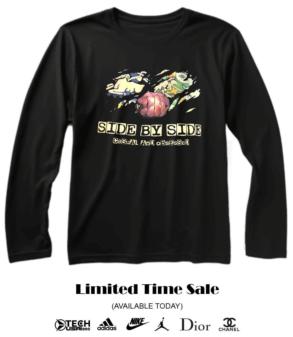 Side by side casual and obsessed shirt