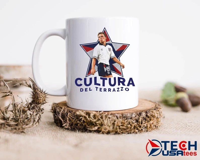 Cultura Del Terrazzo Paul Gascoigne England National Football Team shirt