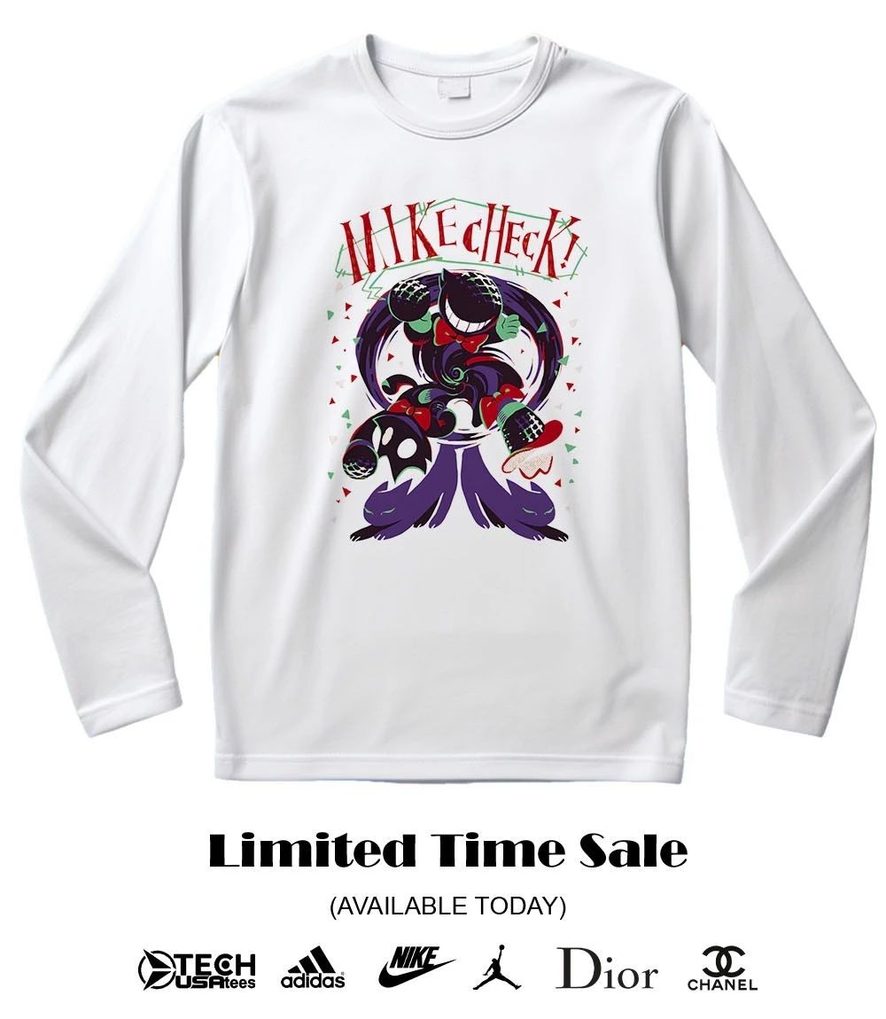 Mike check graphic shirt