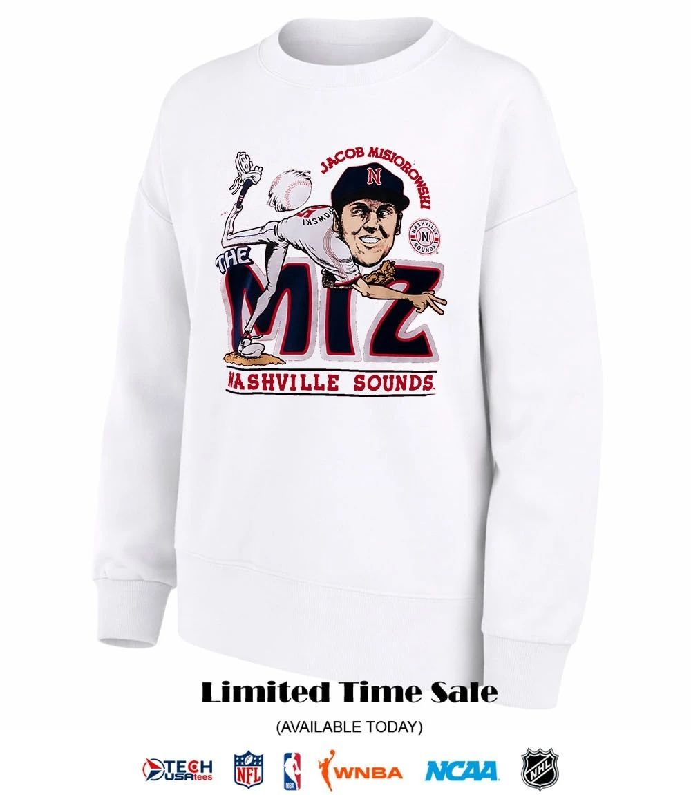 Jacob Misiorowski Nashville Sounds caricature shirt