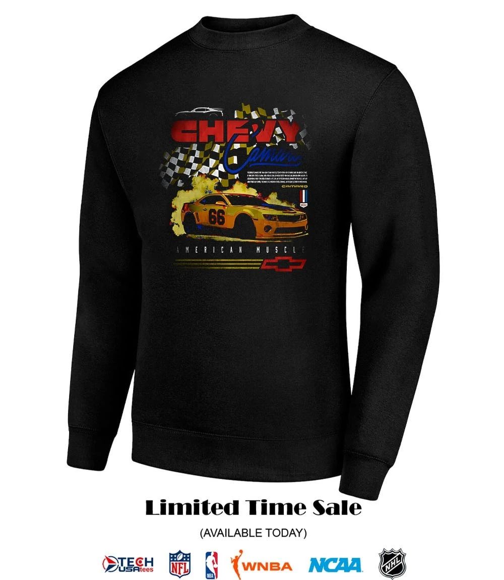 Chevy Camaro 5th Gen Faded Chevrolet Race Car shirt