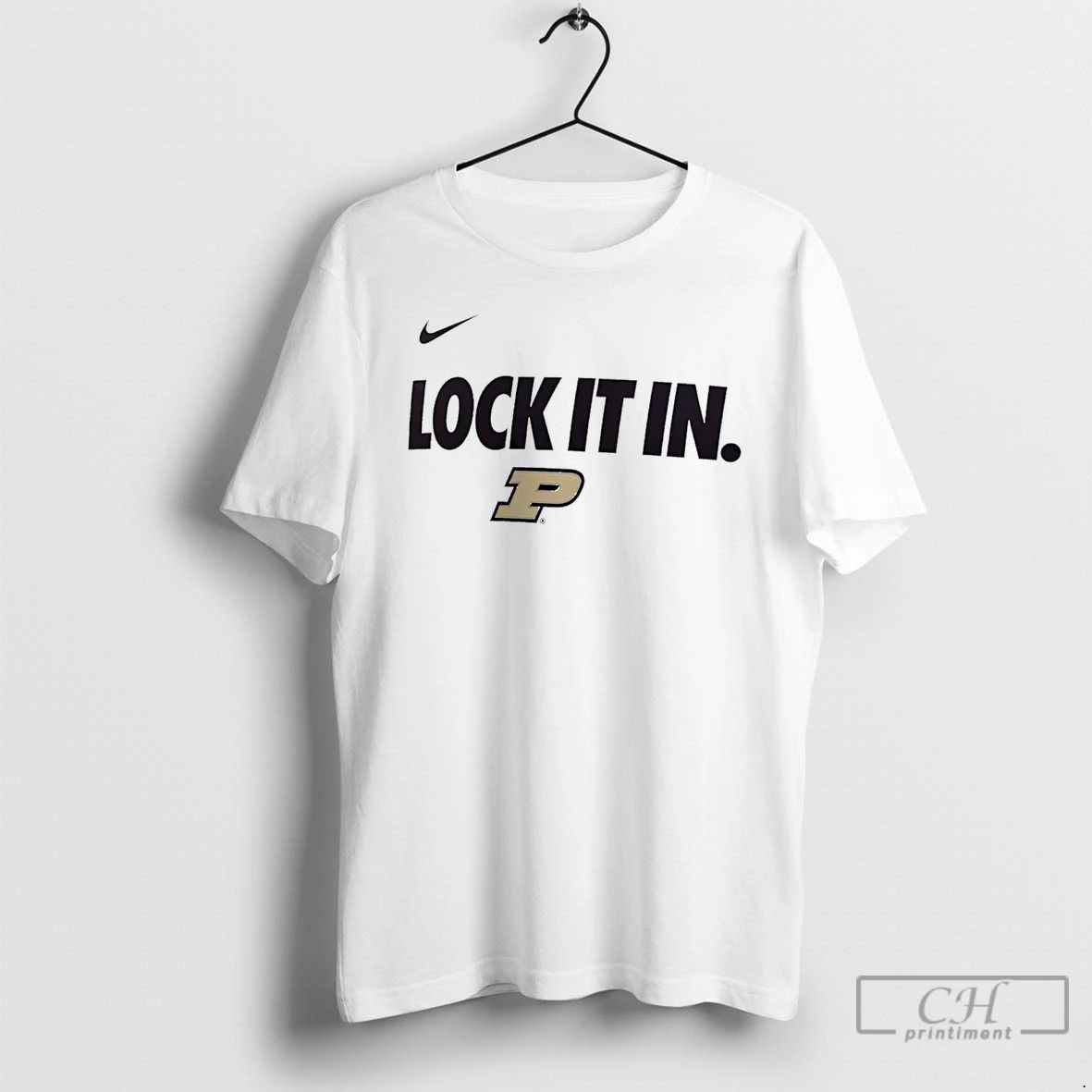 Classic Purdue Boilermakers Lock It In Logo