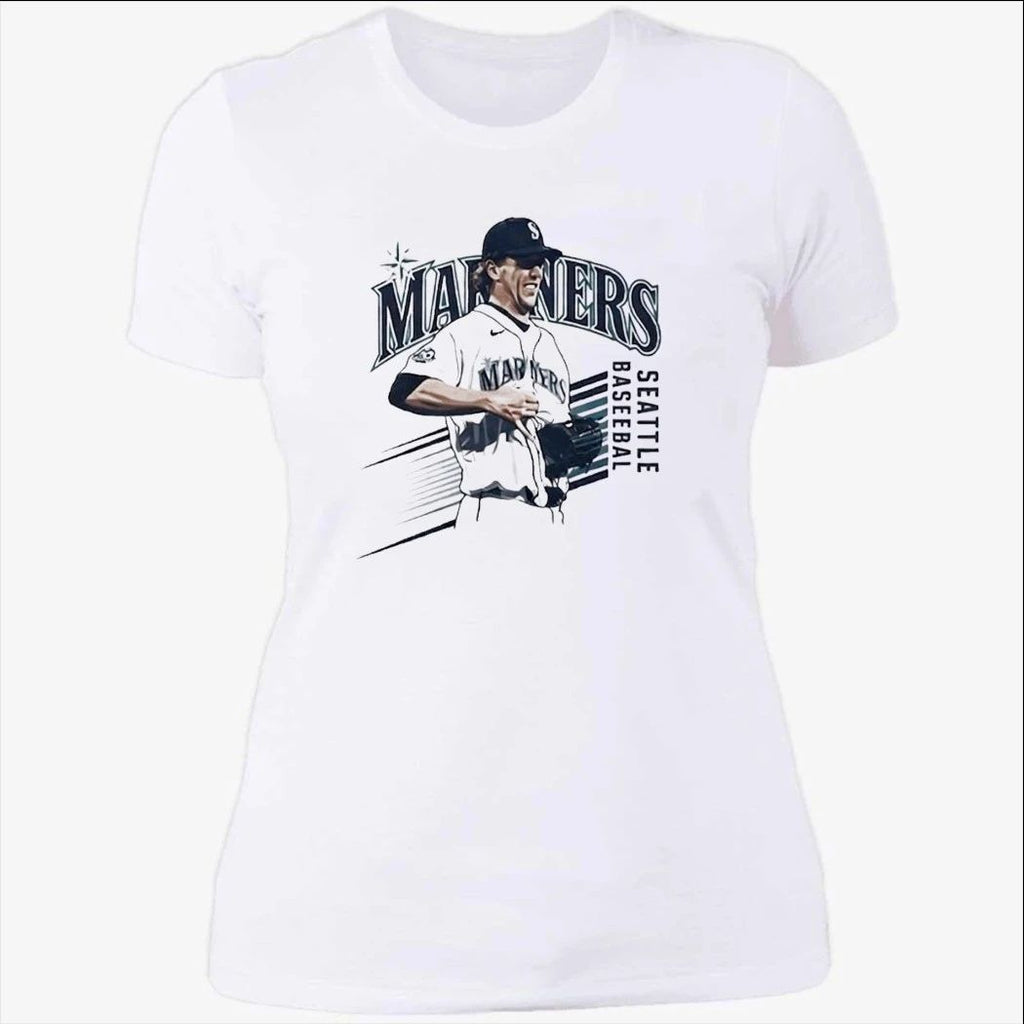 Mariners Logan Gilbert Baseball Pitcher Catches Ball In Shirt