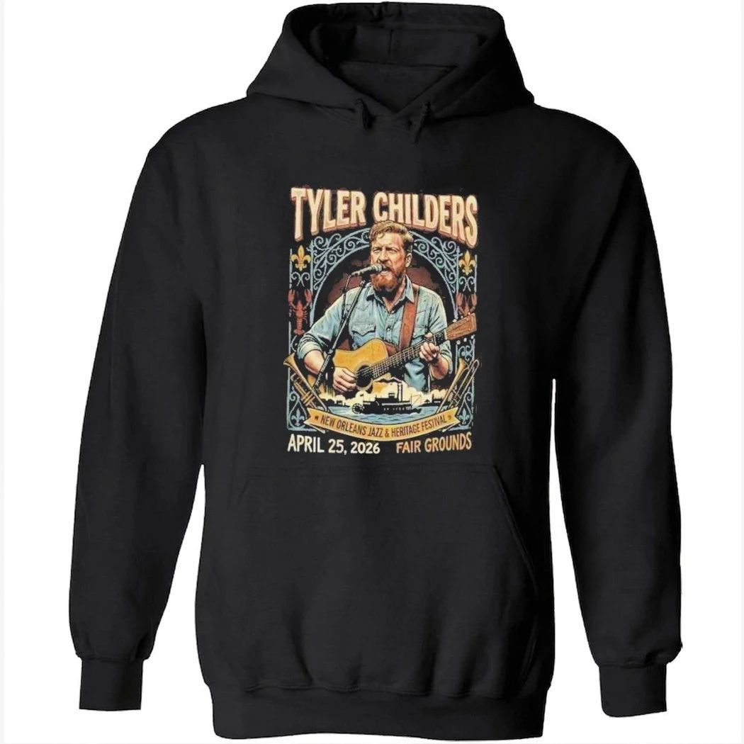 Tyler Childers New Orleans Jazz And Heritage Festival April 25 2026 Fair Grounds Retro Americana Shirt