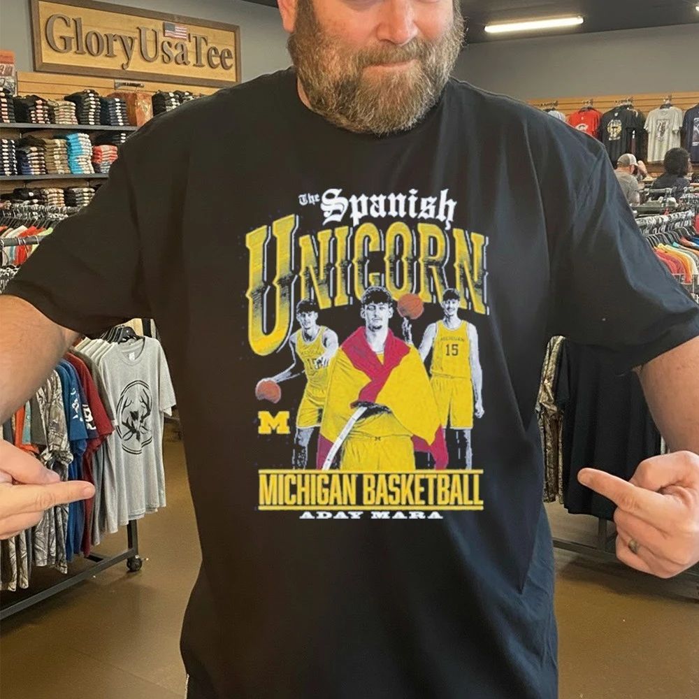 Aday Mara Michigan Basketball Spanish Unicorn Shirt