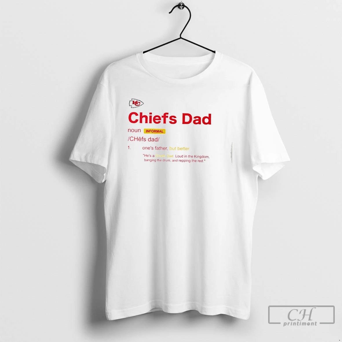 Premium Kansas City Chiefs Dad Definition T Shirts