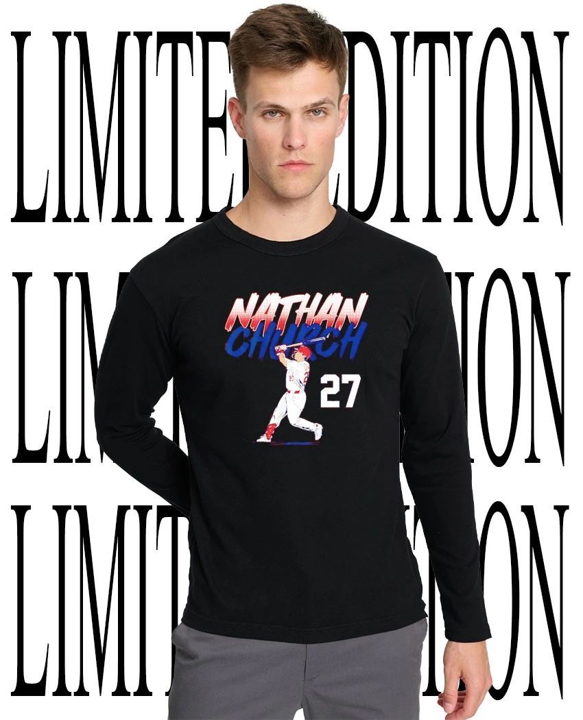 Nathan Church #27 St. Louis Cardinals MLB slugger swing shirt