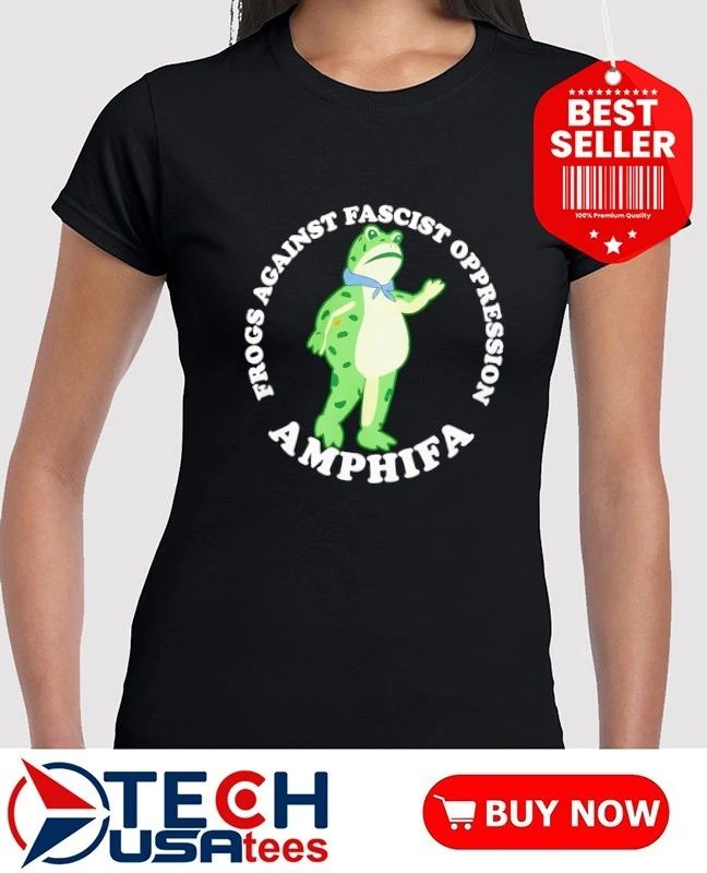 Frogs against fascism oppression amphifa shirt