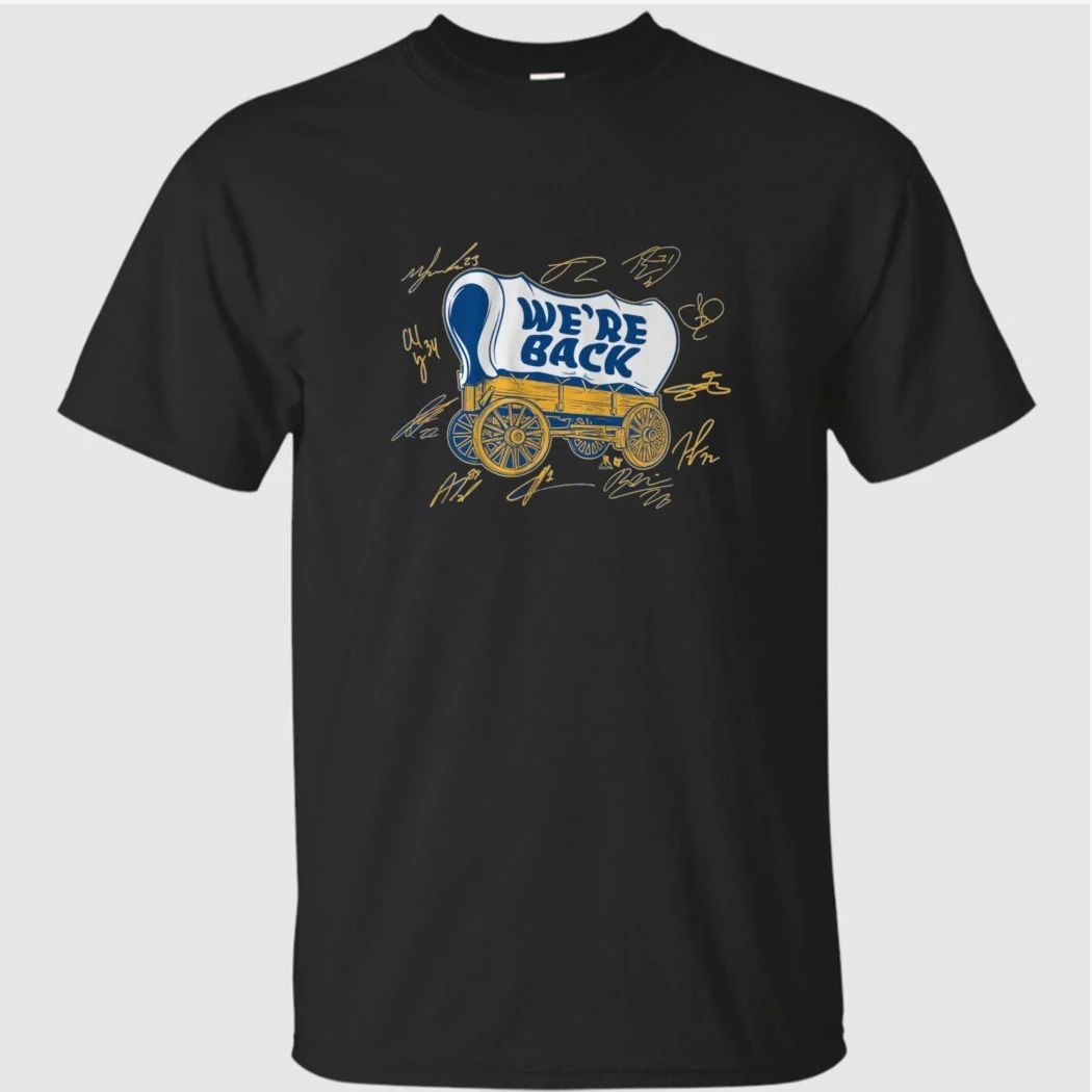 Buffalo Hockey Wagon We’re Back Signature Shirt
