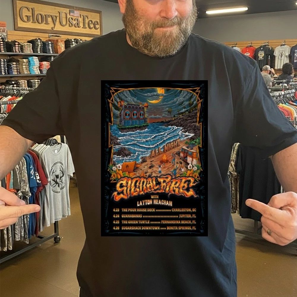 Signal Fire South America Spring 2026 Tour Poster Shirt