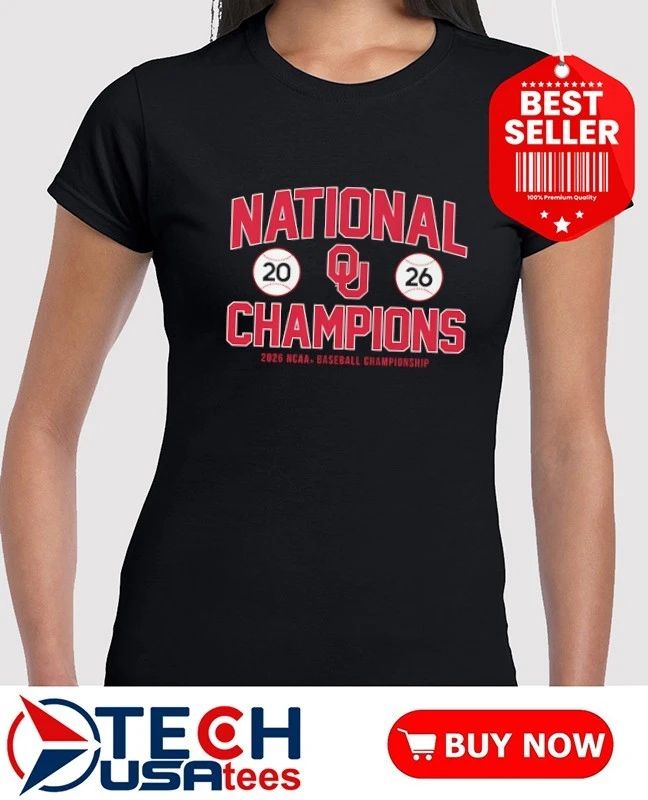 Oklahoma Sooners Baseball 2026 NCAA National Champions shirt